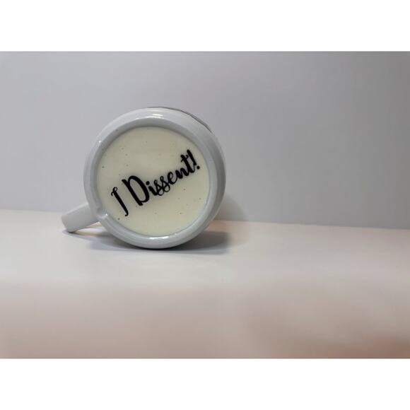 I Dissent! Ruth Bader Ginsburg inspired mug RBG, Dissent Collar, Supreme Court - Picture 2 of 2